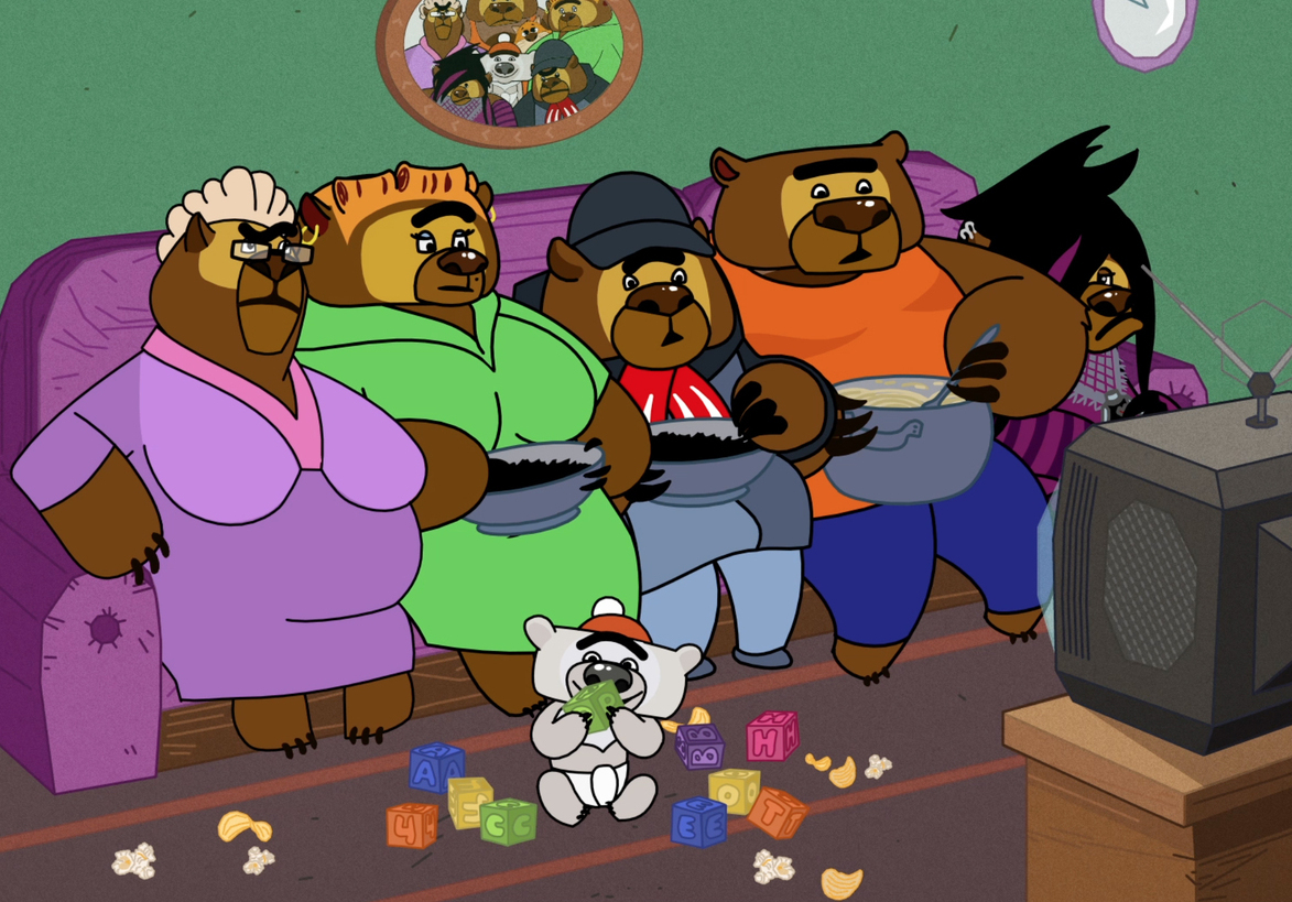 Clumsy Bears Family